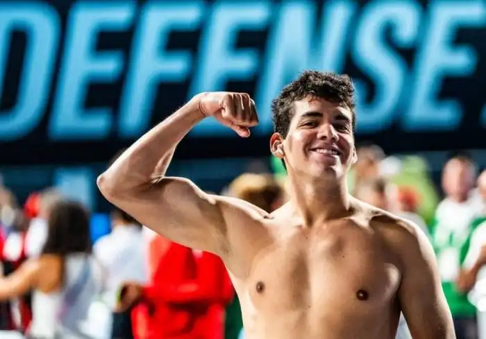 Nixon Hernández se fue feliz con su participación. / Team ESA