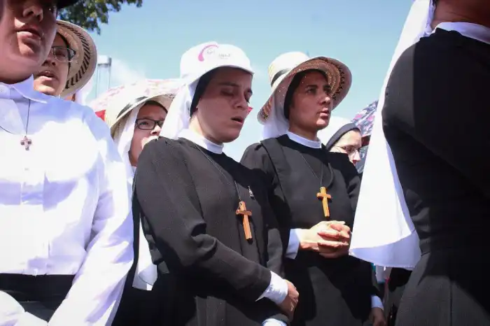 En la misa de la Transfiguración de Jesús se mostró el fervor religioso. / Alexander Montes.