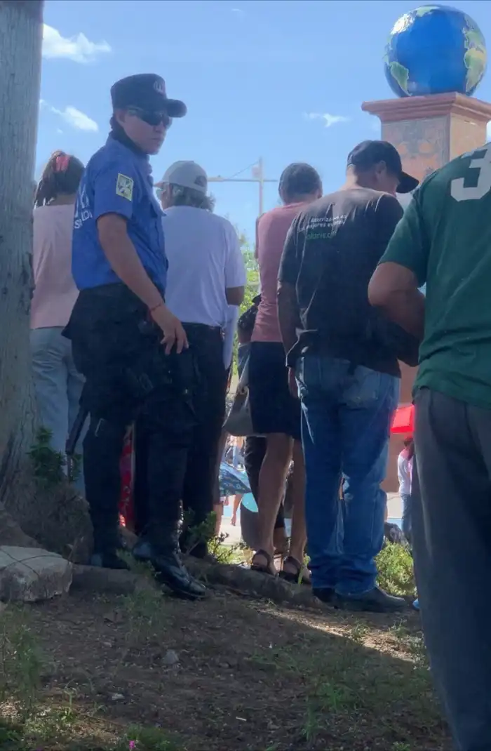 Agentes del CAM en la zona. / Cortesía.