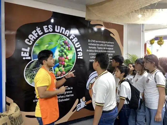 Los niños pueden disfrutar y conocer mejor sobre la agricultura y la economía del café en el país.