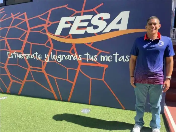 José Manuel Campo en las instalaciones de FESA. 