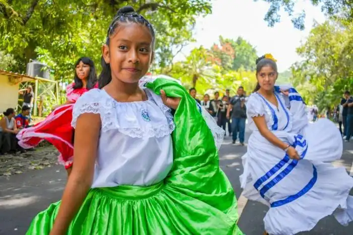 Los niños participaron en juegos y presentaciones artísticas. / Integración.