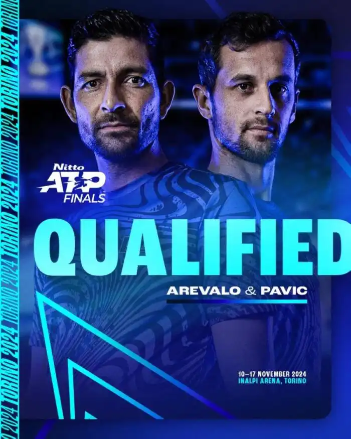 El anuncio de la ATP cuando se clasificaron a Turín. 