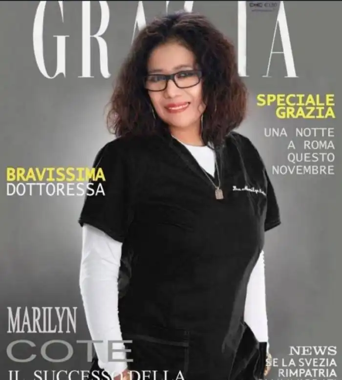 Una falsa portada. La doctora también afirmaba que era políglota, al manejar cinco idiomas, pero no hablaba ni inglés.