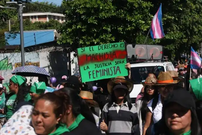 Marcha del 25 N, día internacional contra la Violencia hacia la Mujer en San Salvador. Lisbeth Ayala.